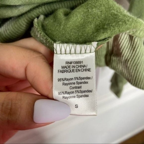 Young Fabulous & Broke Green Ombré Tie Dye NWT - Picture 8 of 8